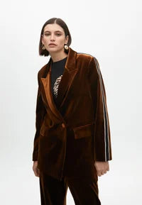 Giacca in velluto con bande a contrasto LOLA CASADEMUNT