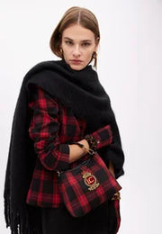 Nuova Collezione Borsa piccola in tessuto tartan LOLA CASADEMUNT