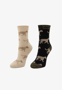 Confezione calze leopardate LOLA CASADEMUNT