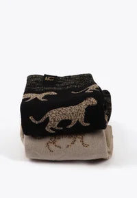 Confezione calze leopardate LOLA CASADEMUNT