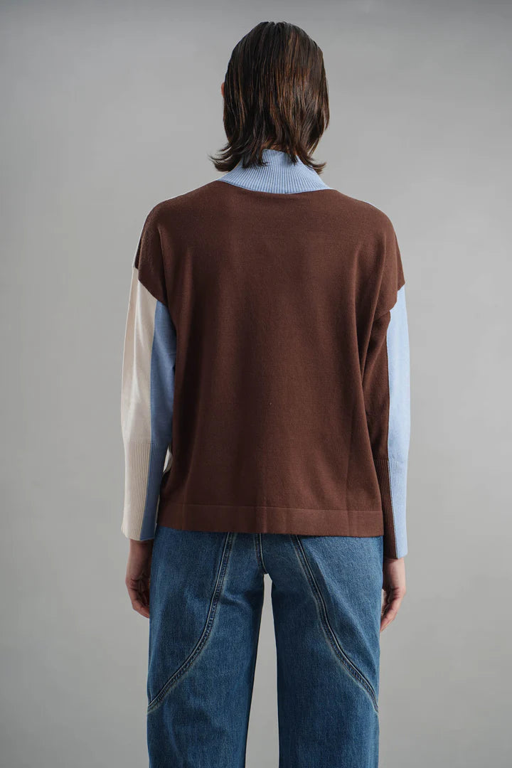 Maglia a collo alto motivo geometrico Z.O.E.