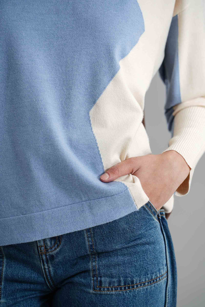 Maglia a collo alto motivo geometrico Z.O.E.