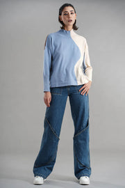 Maglia a collo alto motivo geometrico Z.O.E.