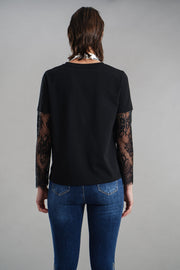 T-shirt con colletto gioiello Z.O.E