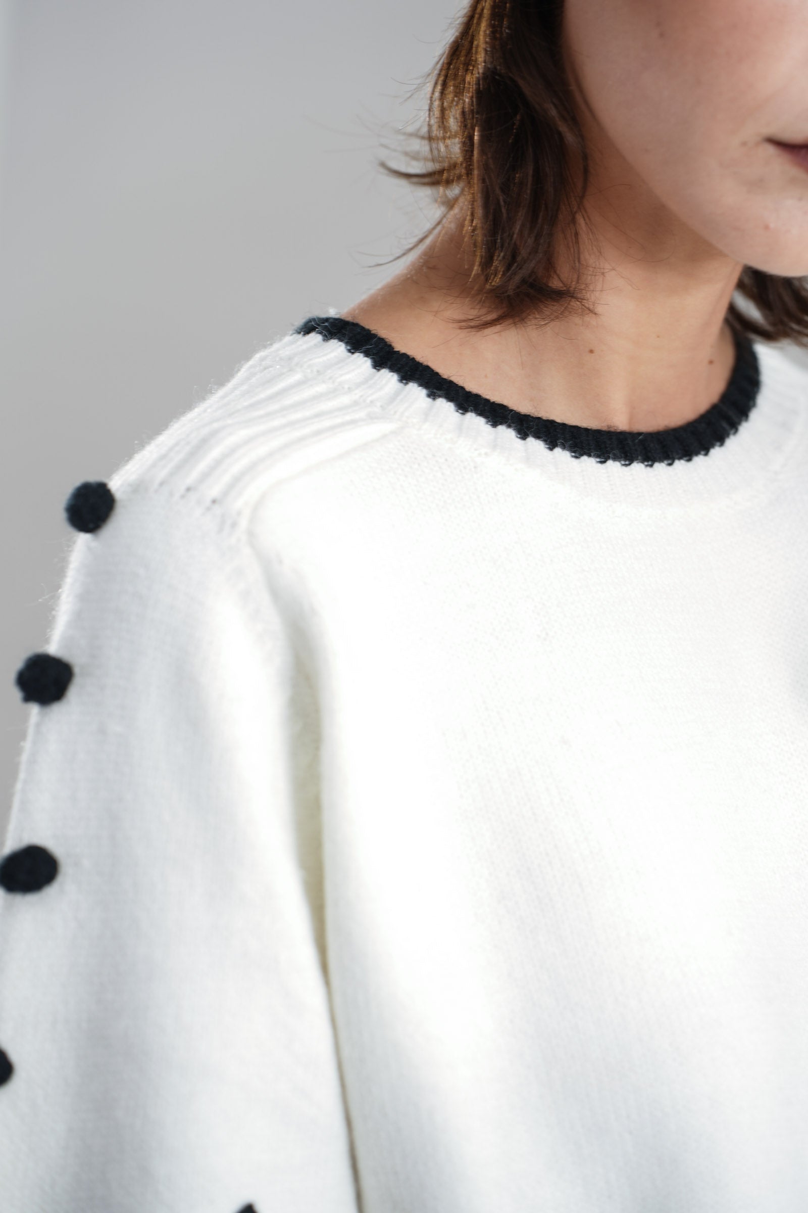 Maglia con ricami a rilievo Z.O.E.