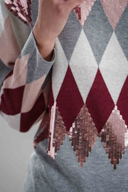 Maglia jacquard con paillettes Z.O.E.