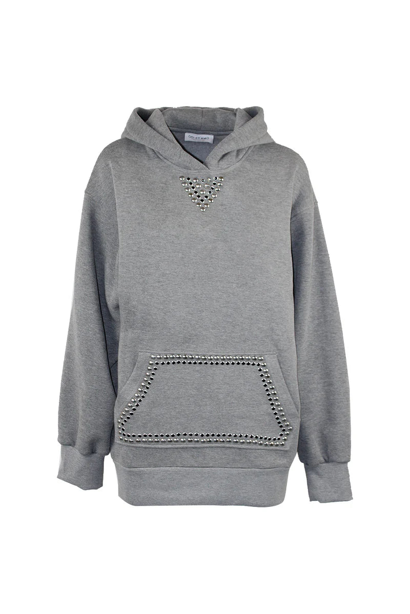 Abito di felpa con borchie ODI ET AMO