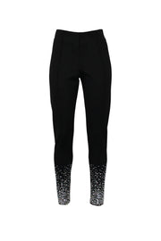 Leggings punto milano con cristalli ODI ET AMO