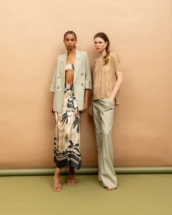 Gonna pareo in viscosa stampata ANITIE'