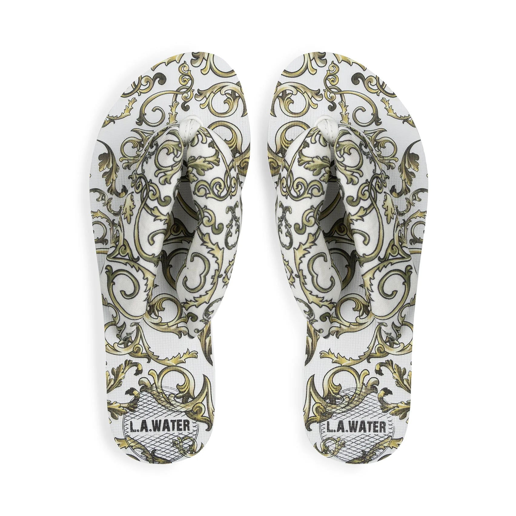 Ciabattine infradito di gomma stampa Queen 1,5mm L.A.WATER