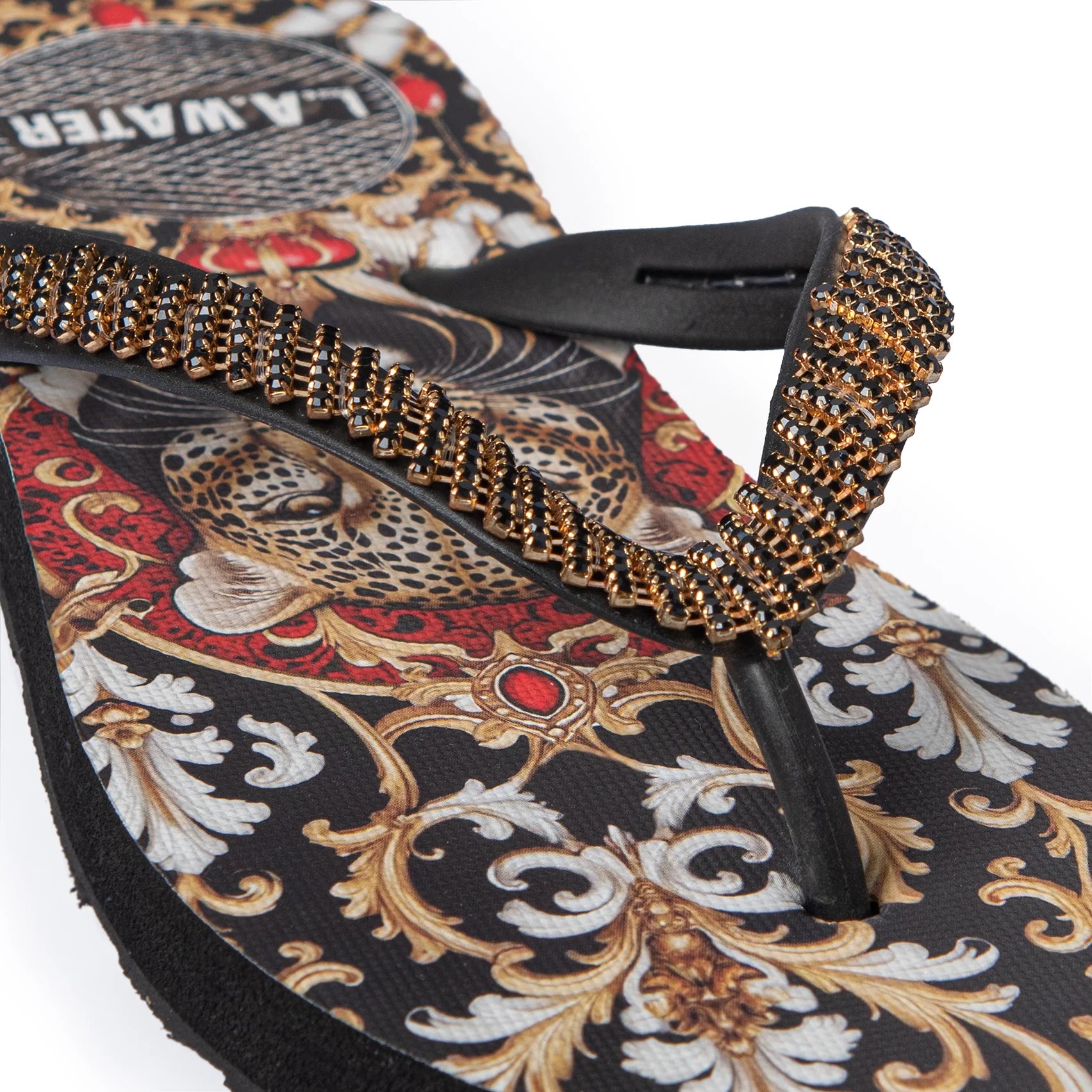 Ciabattine infradito di gomma stampa Damasco 1,5mm L.A.WATER