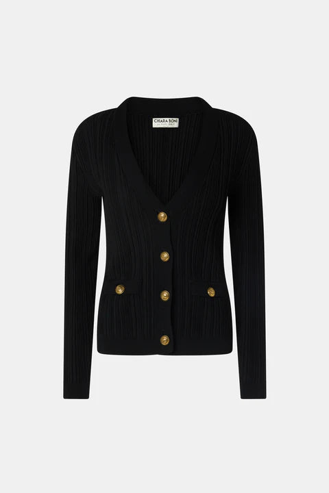 Cardigan Neky in maglia a costine CHIARA BONI