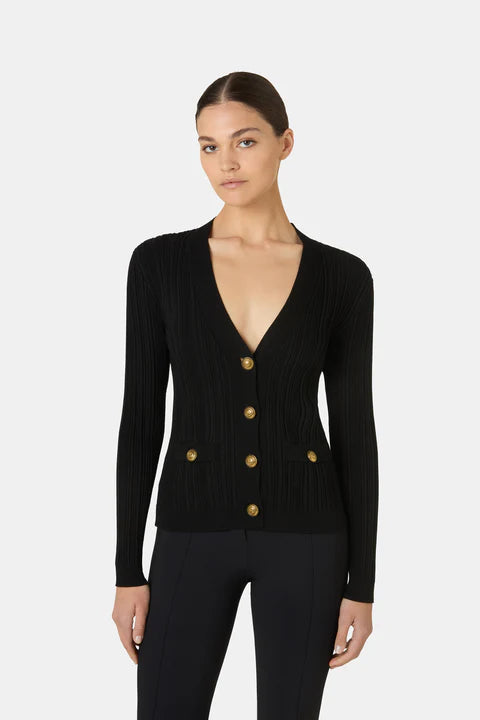 Cardigan Neky in maglia a costine CHIARA BONI