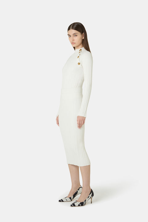 Gonna a tubino Abax in maglia a costine CHIARA BONI