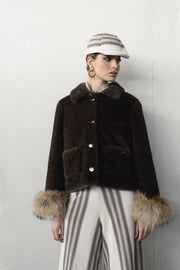 Cappello visiera in tessuto rachel e lurex PHO