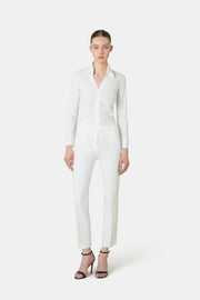 Pantalone Nuccia a trombetta in tessuto tecnico CHIARA BONI