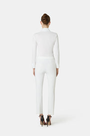 Pantalone Nuccia a trombetta in tessuto tecnico CHIARA BONI