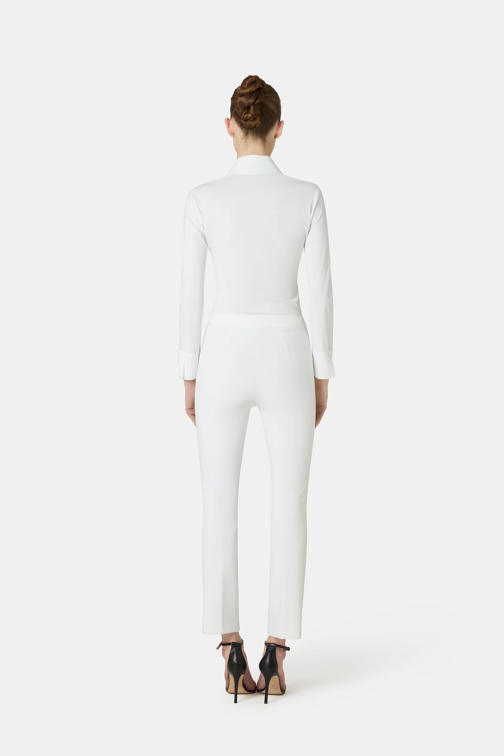 Pantalone Nuccia a trombetta in tessuto tecnico CHIARA BONI