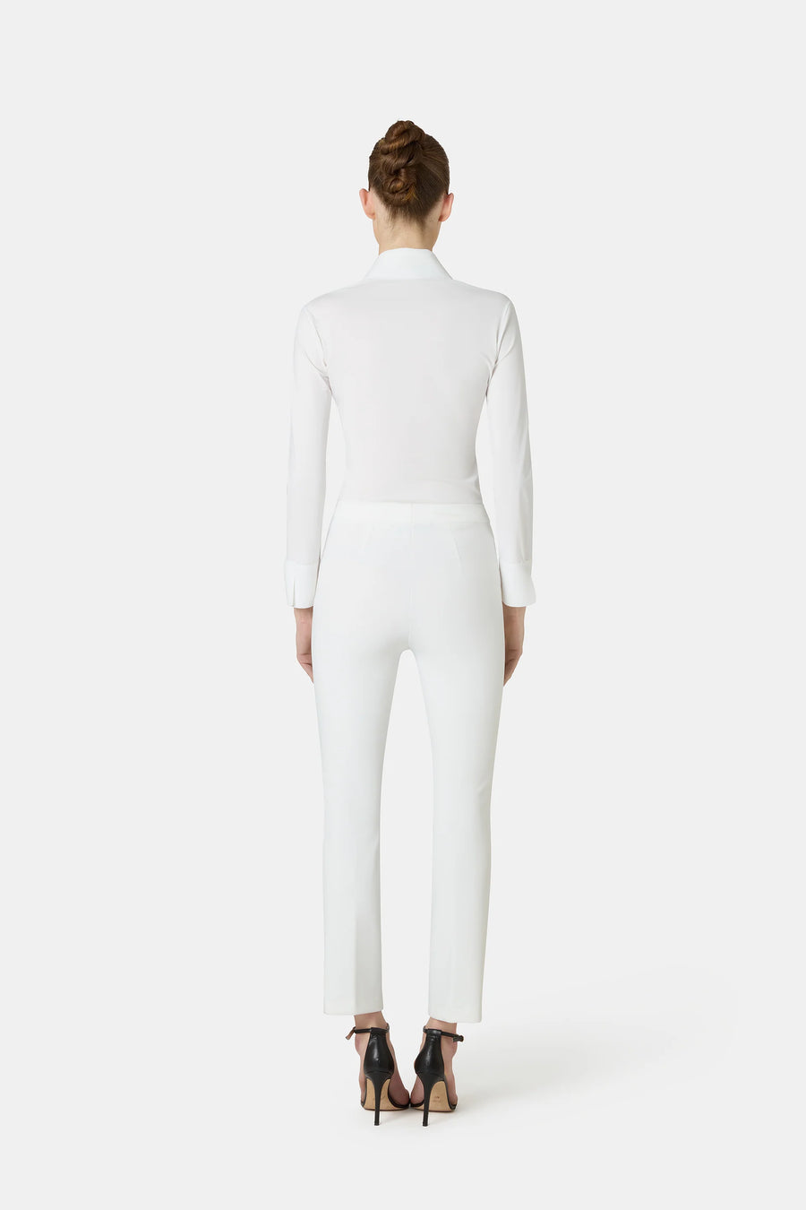 Pantalone Nuccia a trombetta in tessuto tecnico CHIARA BONI