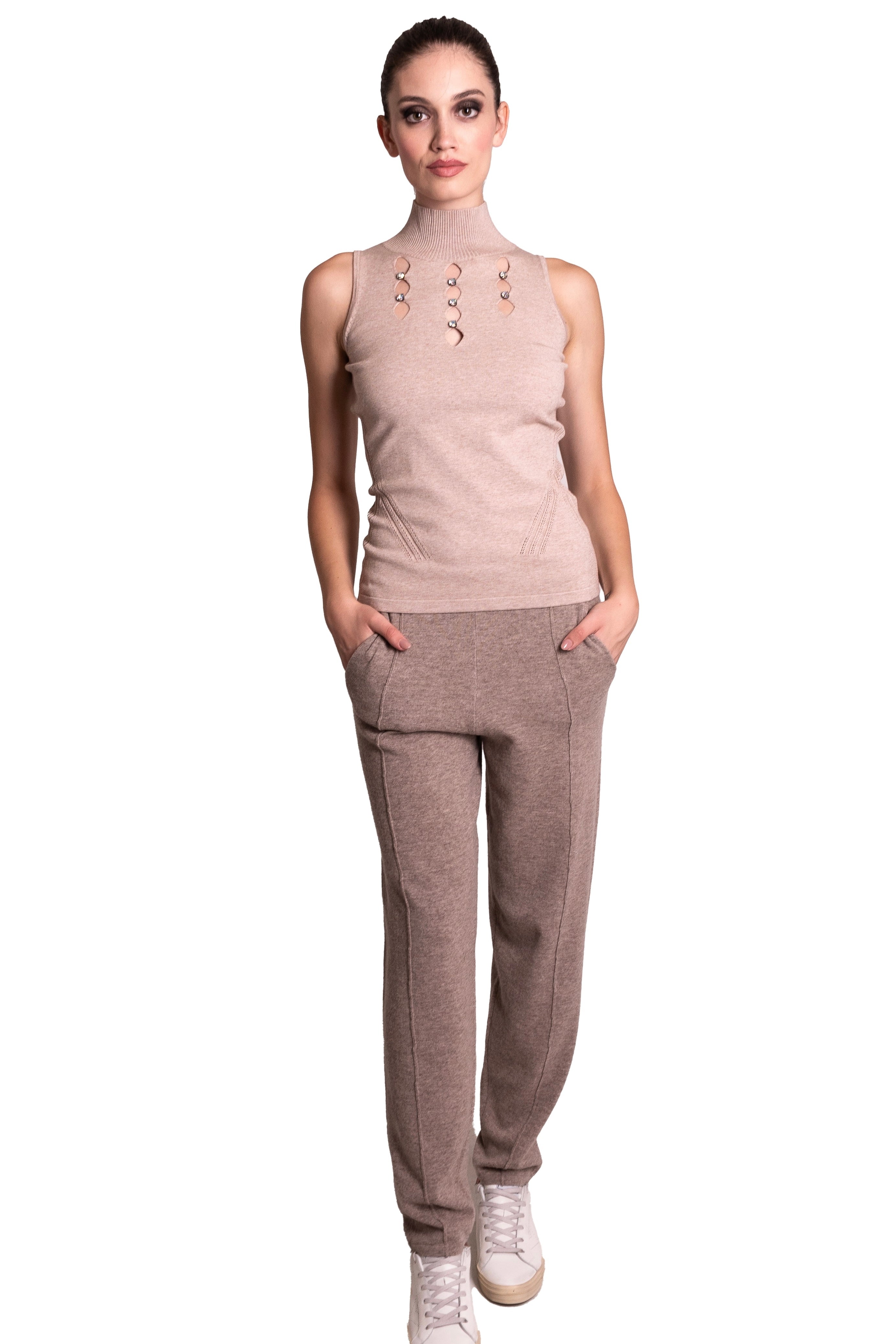 Pantaloni In Maglia misto cashmere NOTSHY