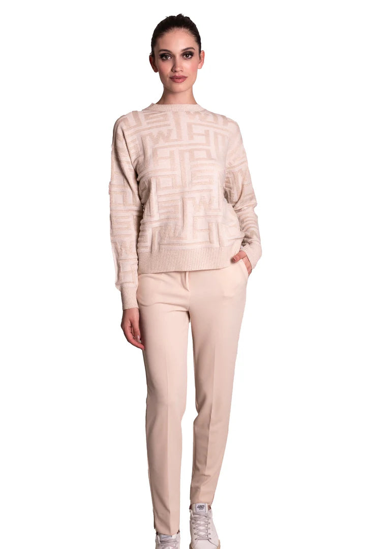 Pantaloni a sigaretta in cady stretch ATELIER LEGORA