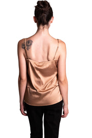 Top in raso stretch con pizzo Z.O.E.