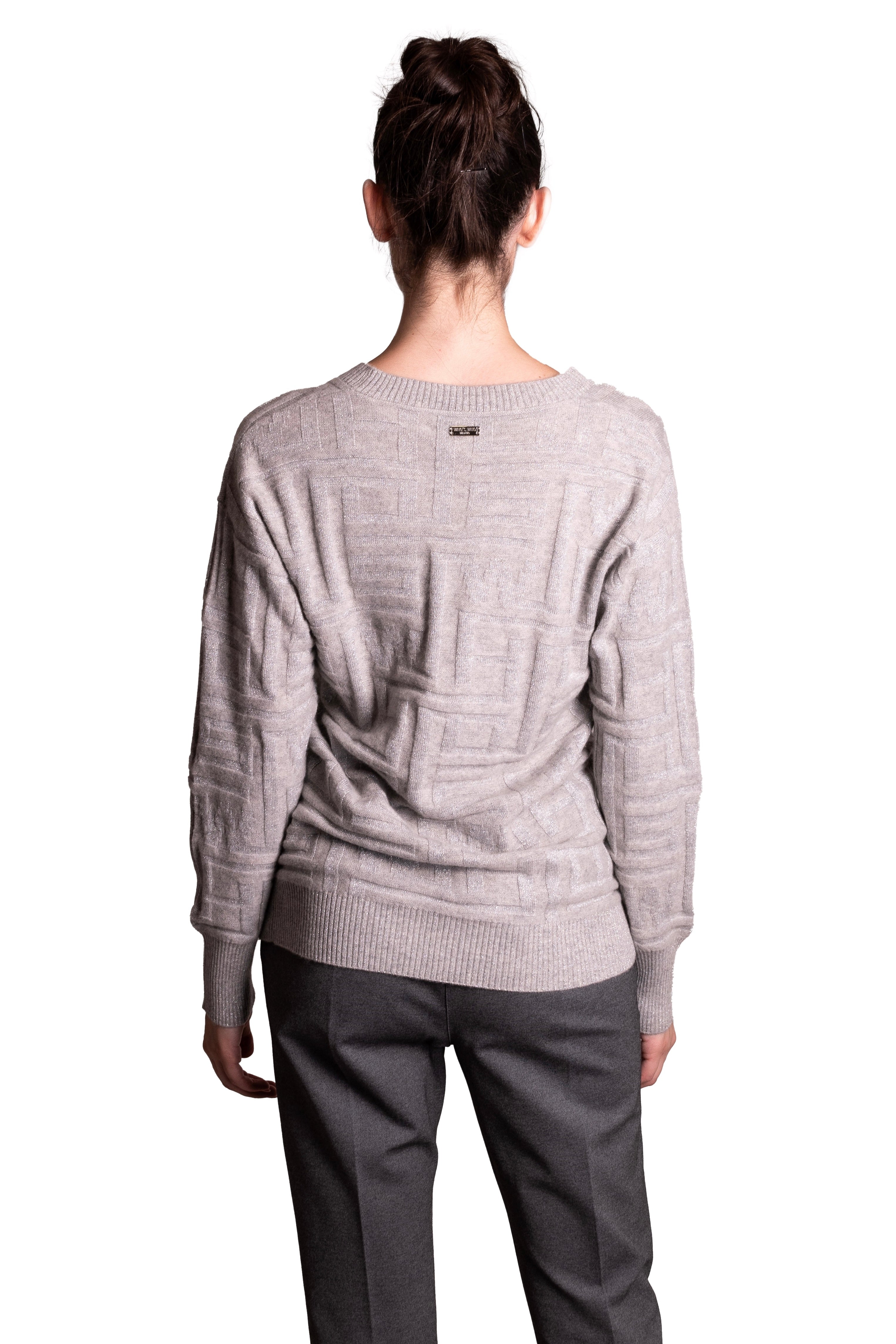 Cardigan in cashmere con bottoni logati WHO*S WHO