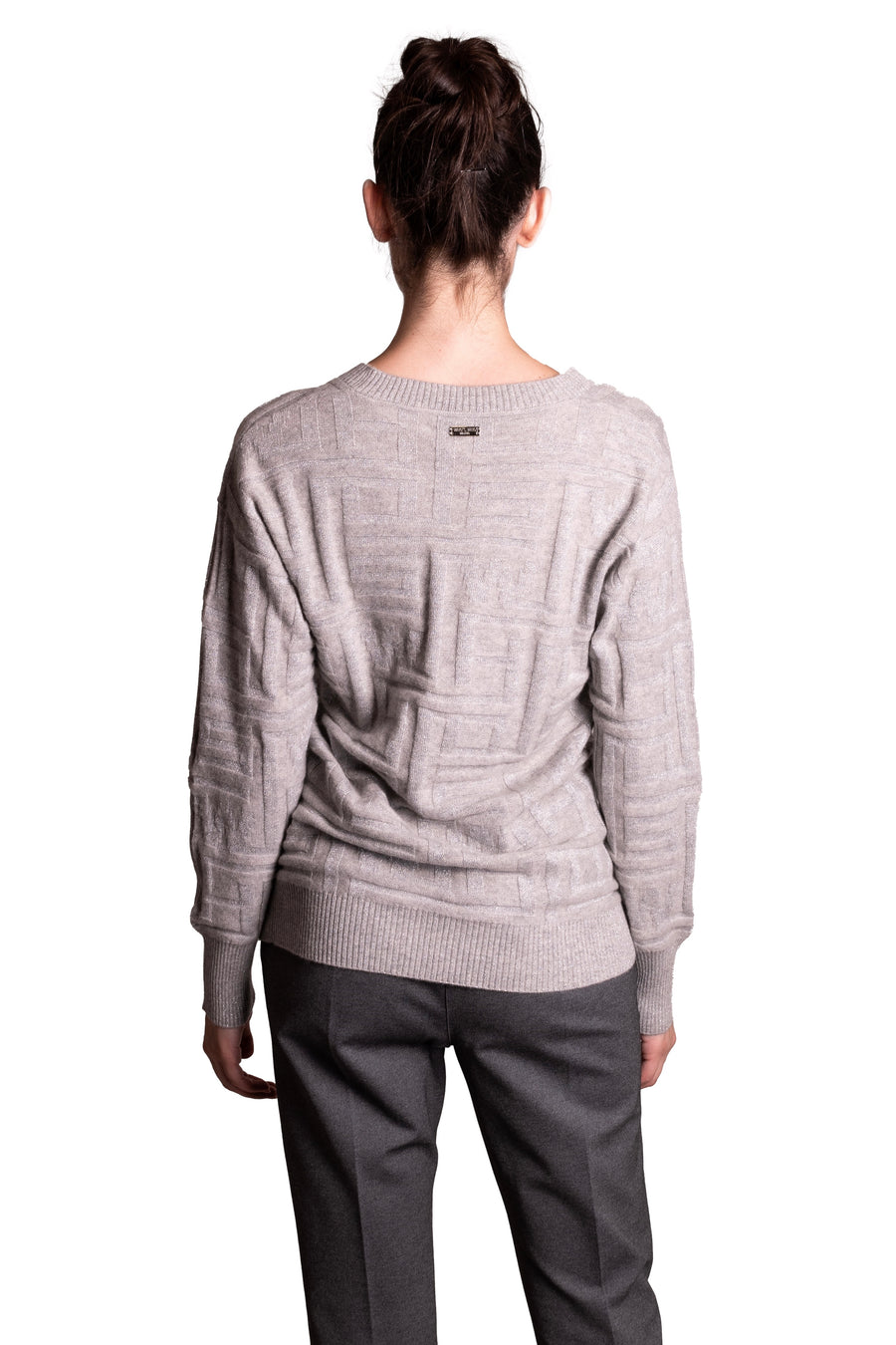 Cardigan in cashmere con bottoni logati WHO*S WHO