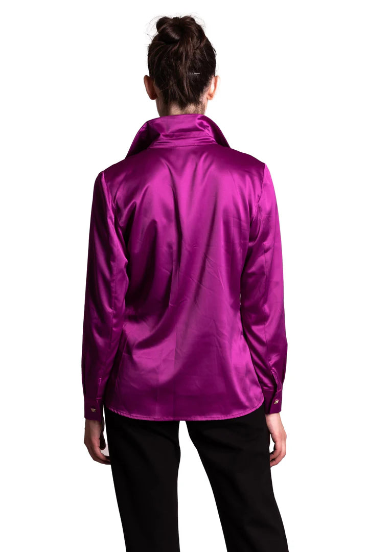 Camicia di raso stretch CLO'