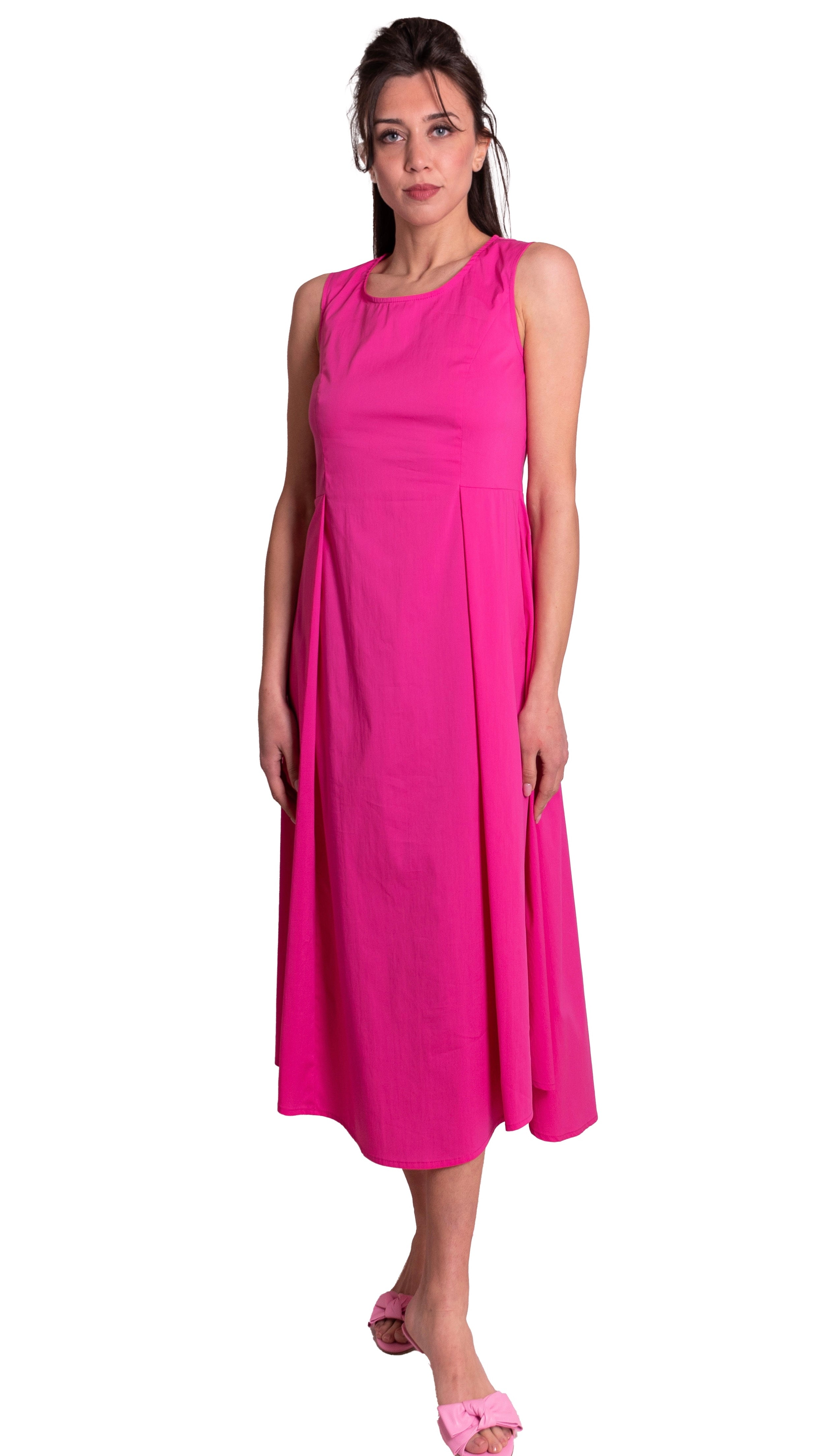 Abito Svasato Di Cotone stretch JEANS&POLO