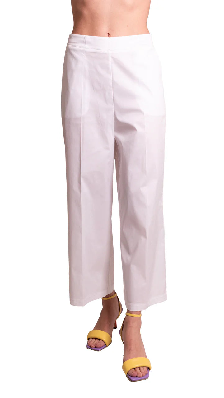 Pantaloni Cropped In Techno Cotone MADDALENA DI LORENZO