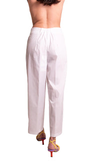 Pantaloni Cropped In Techno Cotone MADDALENA DI LORENZO