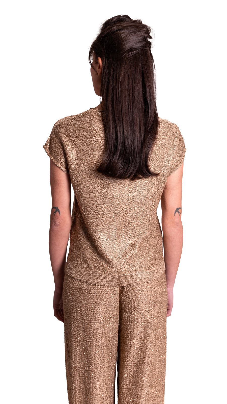 Maglia In Lurex Oro LAFTY LIE