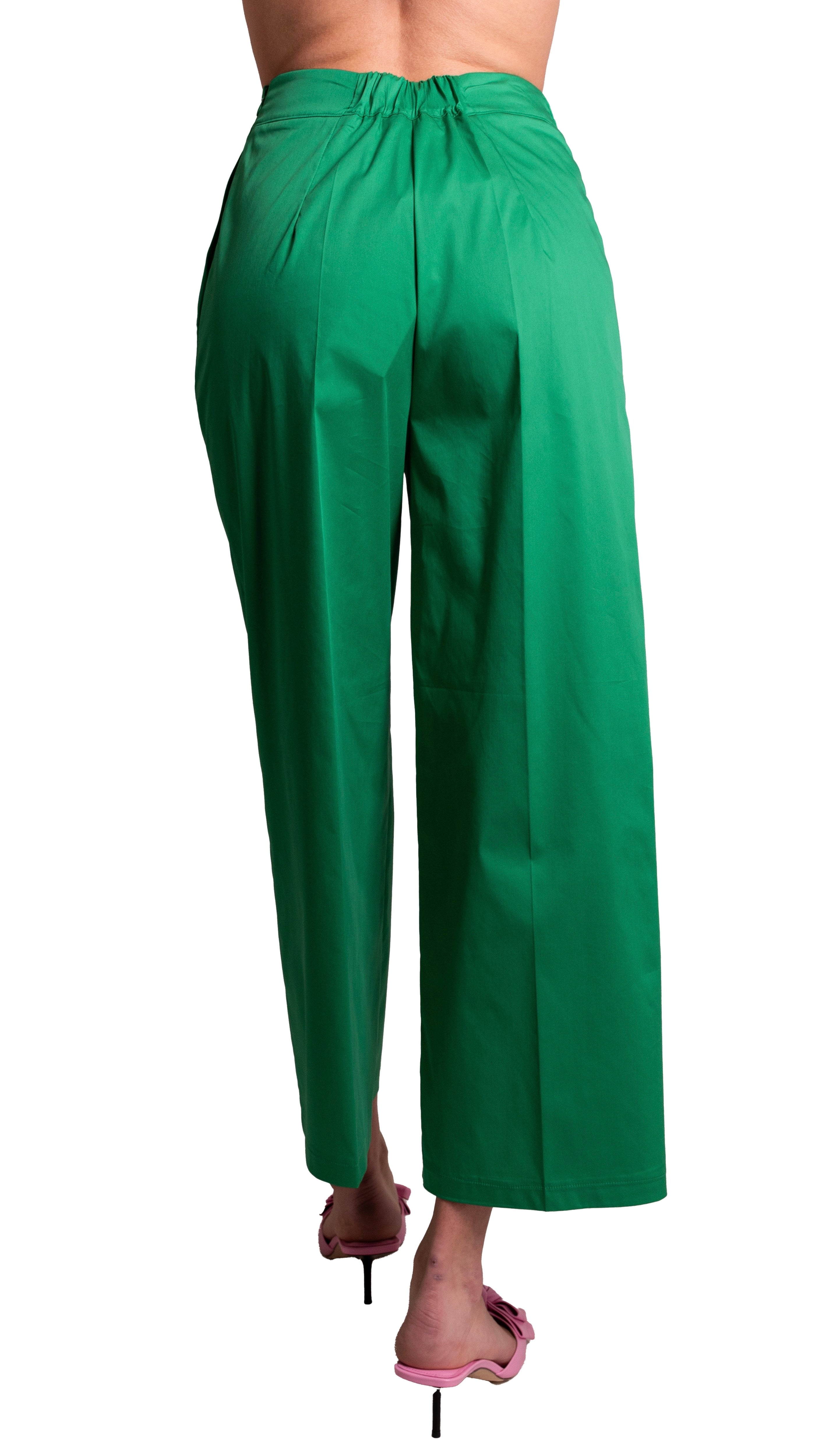 Pantaloni Cropped In Techno Cotone MADDALENA DI LORENZO