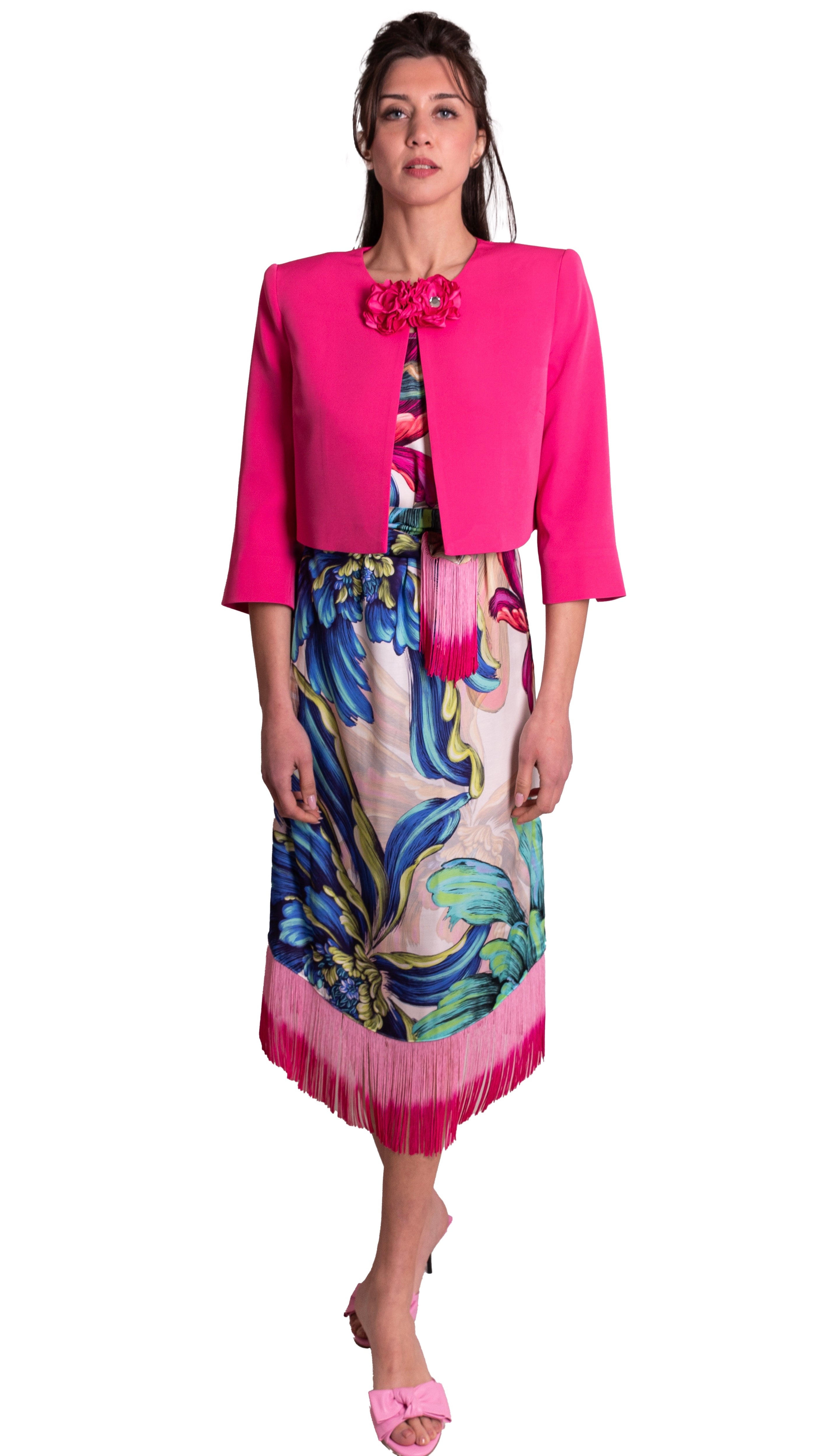 Giacca Corta Dettaglio Fiore CLO'