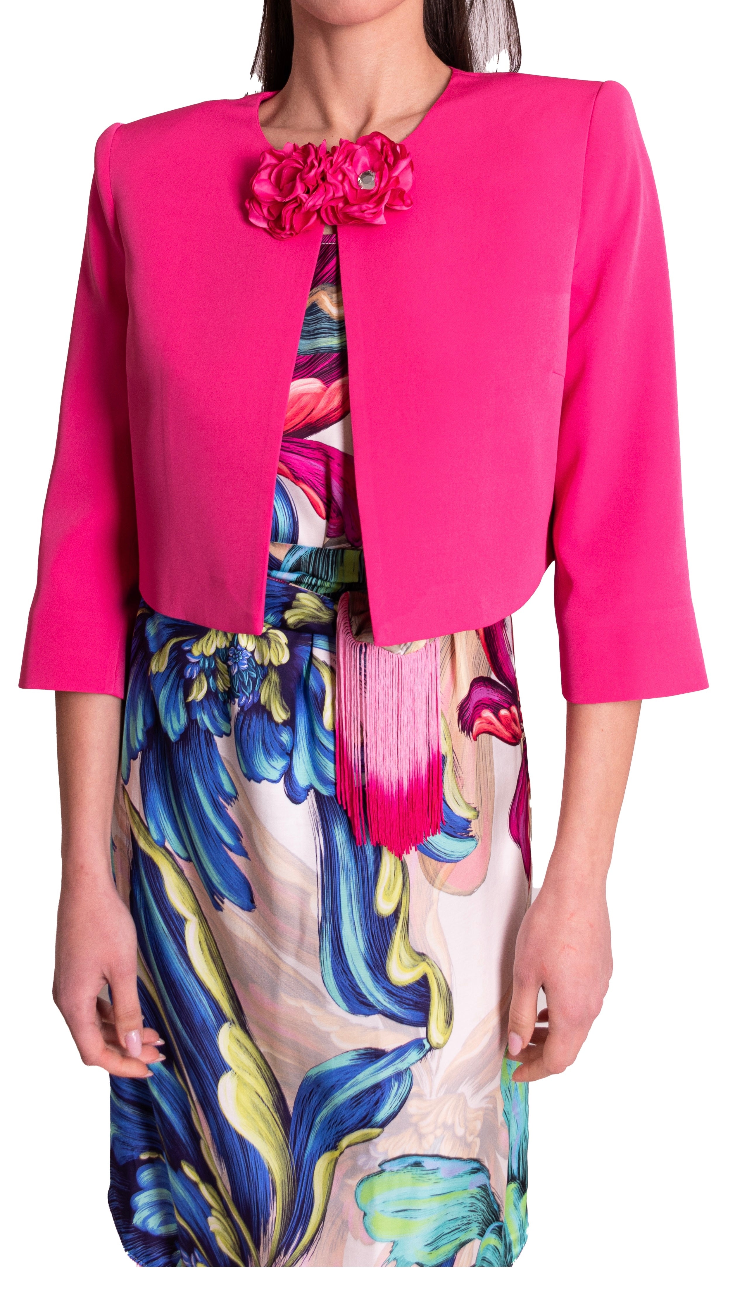 Giacca Corta Dettaglio Fiore CLO'