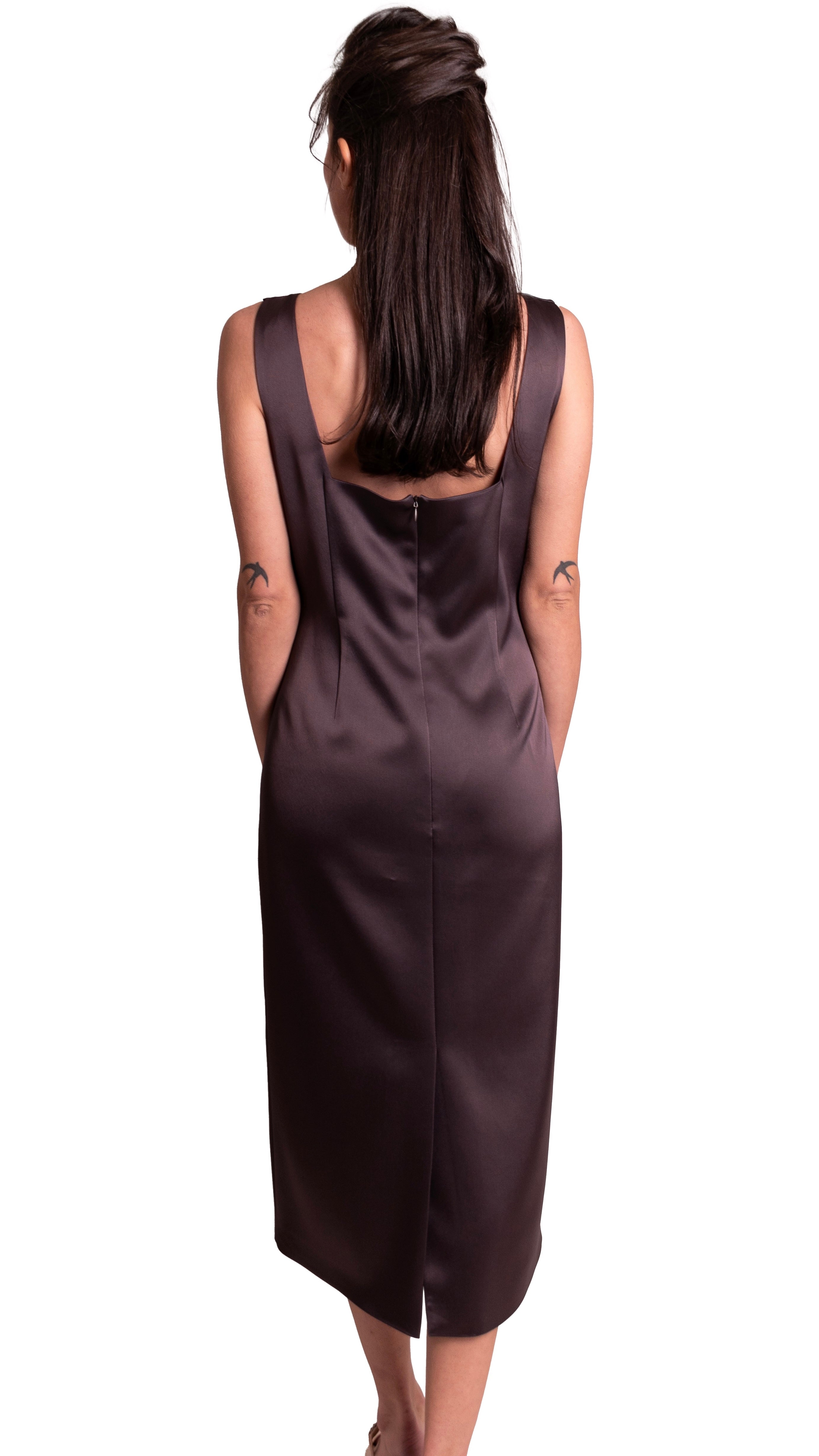 Abito midi a Tubino di raso FELY CAMPO