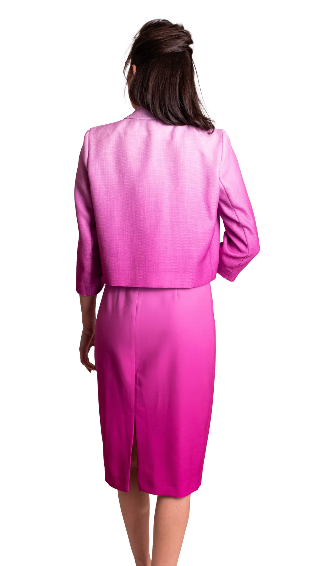 Giacca Corta Degradè con profili strass CLO'