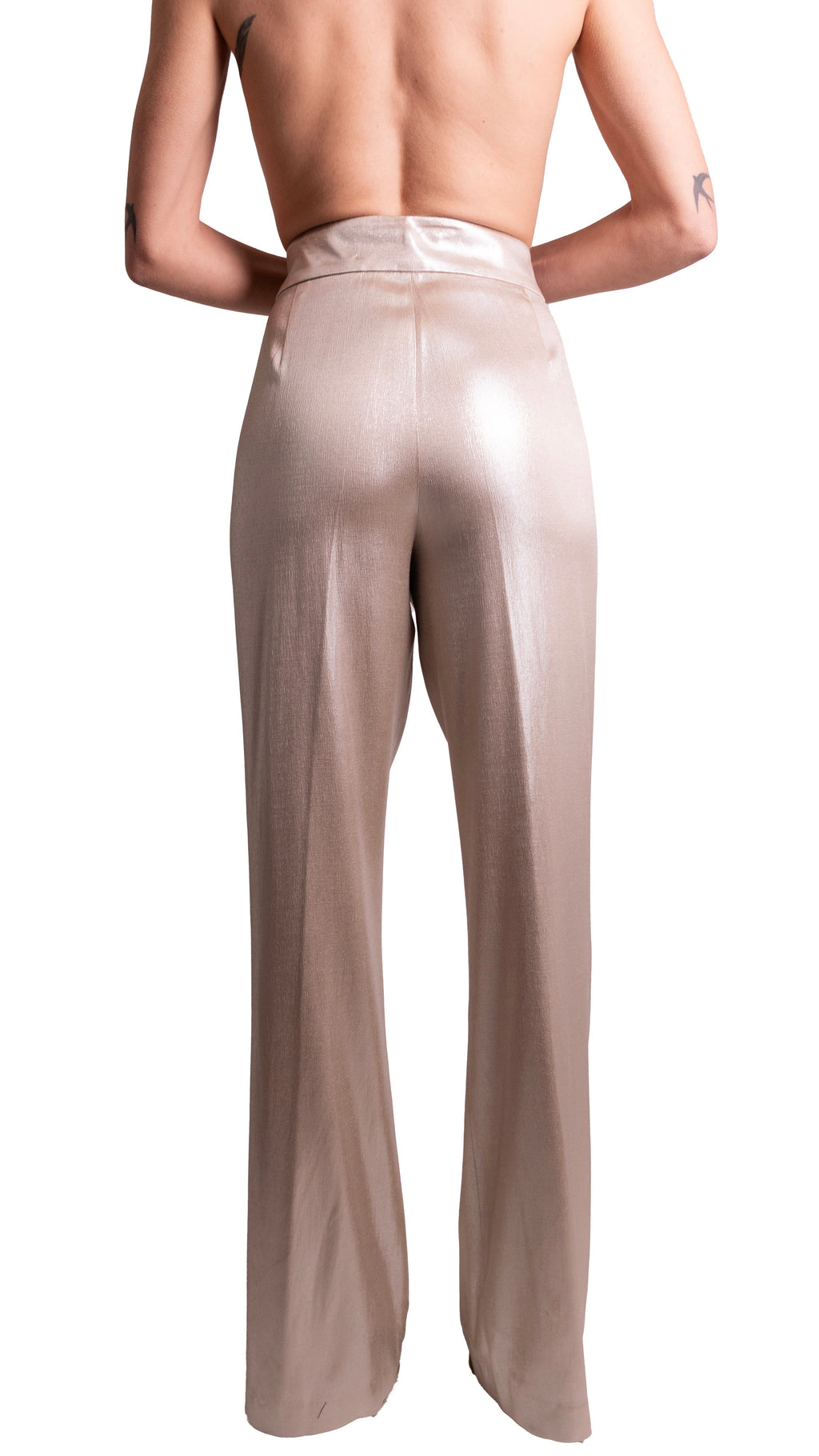 Pantaloni Palazzo Satinati GENNY