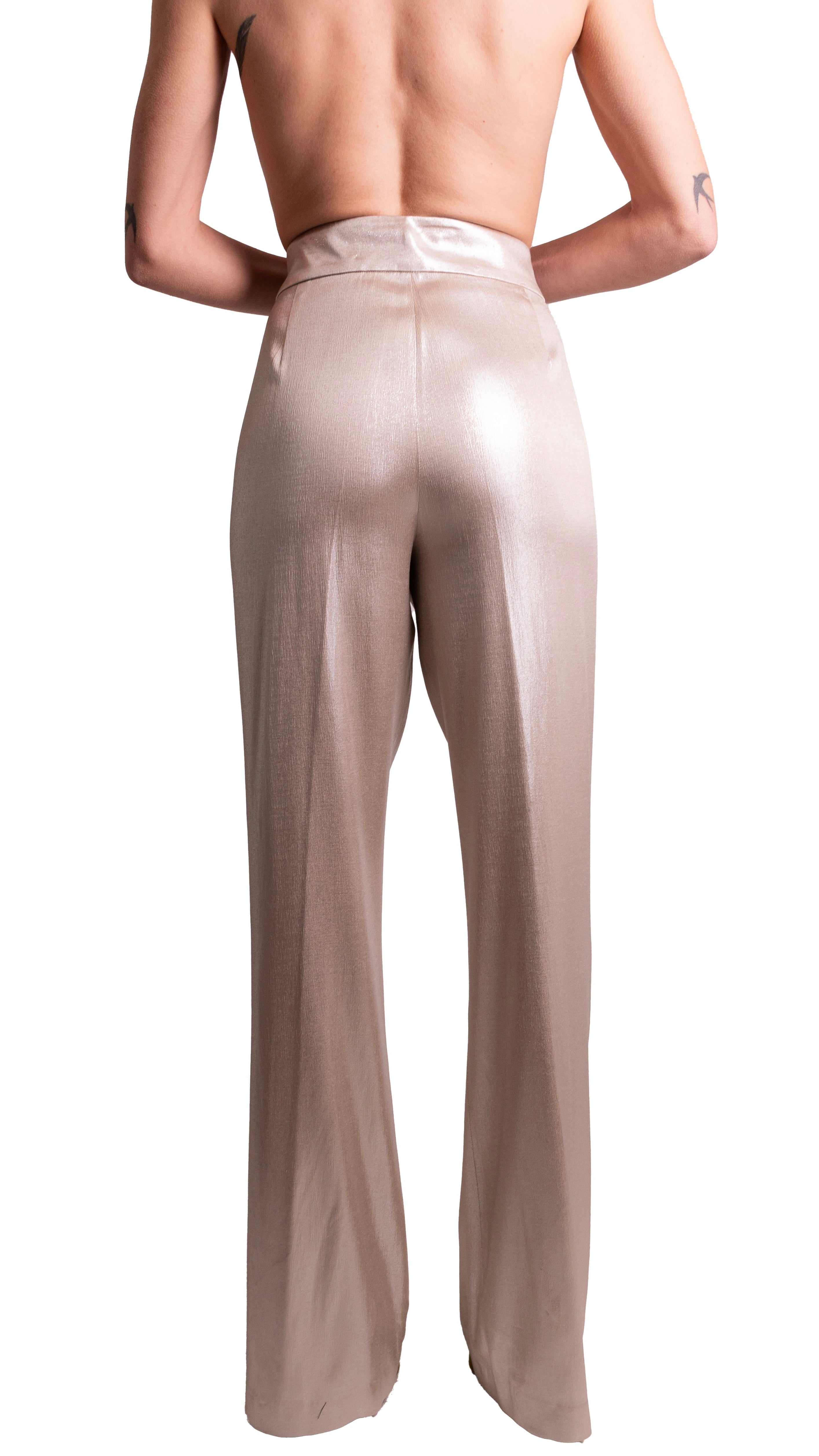 Pantaloni Palazzo Satinati GENNY