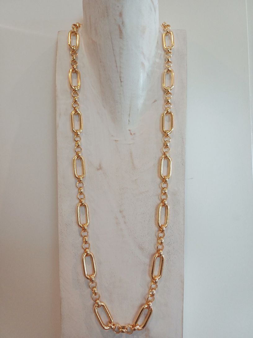 Collana Lunga Vienna in metallo Oro ALEVA' BIJOUX