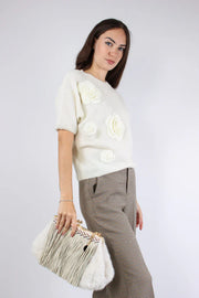 Clutch in Ecopelliccia e Frange PHO