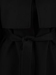 Cappotto in panno di lana con mantellina GLOX