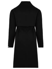 Cappotto in panno di lana con mantellina GLOX