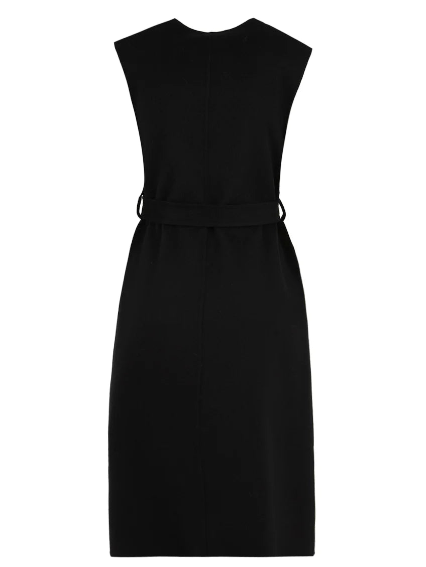 Cappotto in panno di lana con mantellina GLOX