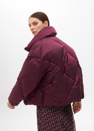 Piumino trapuntato metallizzato LOLA CASADEMUNT