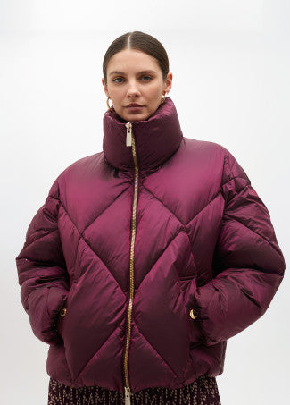 Piumino trapuntato metallizzato LOLA CASADEMUNT