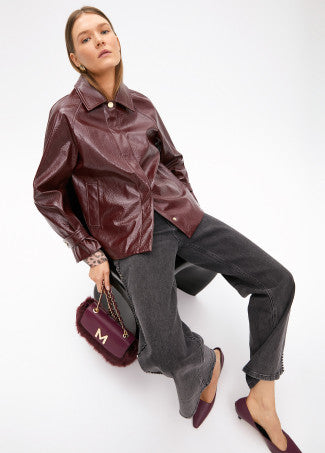 Borsa in Pelliccia Sintetica con Patta in ecopelle LOLA CASADEMUNT