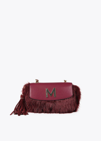 Borsa in Pelliccia Sintetica con Patta in ecopelle LOLA CASADEMUNT