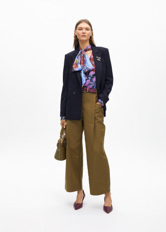 Blusa in raso stampa floreale LOLA CASADEMUNT